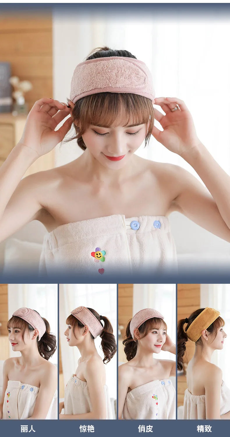 Microfiber Facial Spa Headband